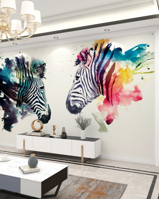 Papier peint Zèbre