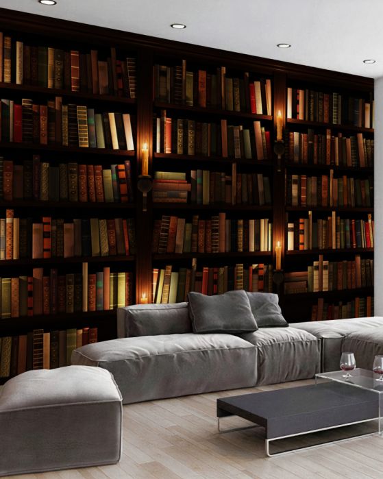 Papier peint Étagère