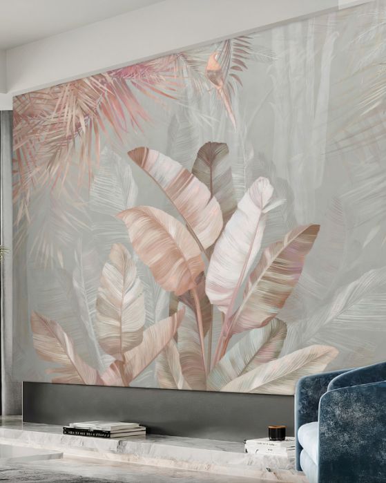 Papier peint Feuilles