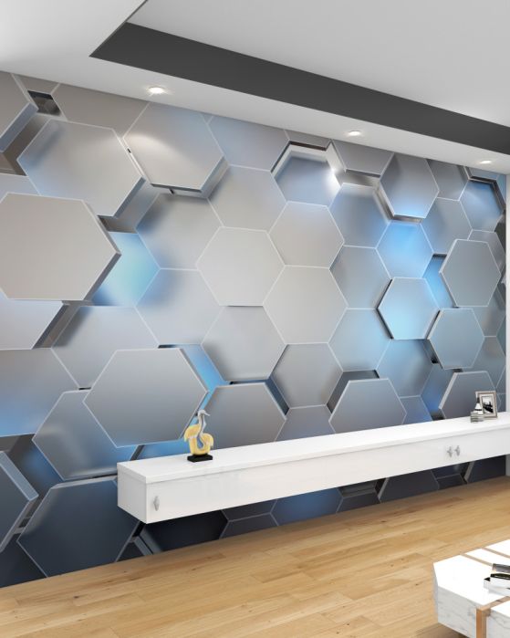 Papier peint Géométrique 3D