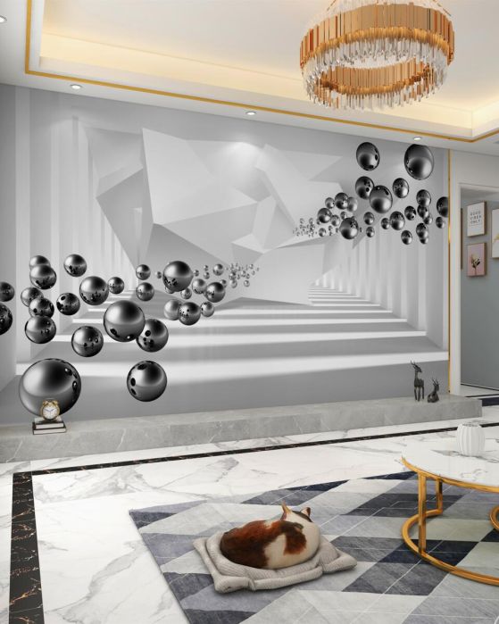 Papier peint Sphères 3D